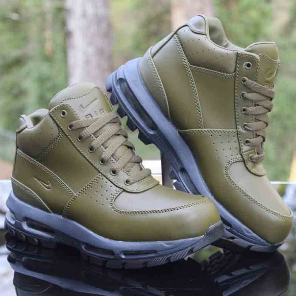 Nike Air Max Goadome Size 7Y Olive Green Canvas - Picture 3 of 15
